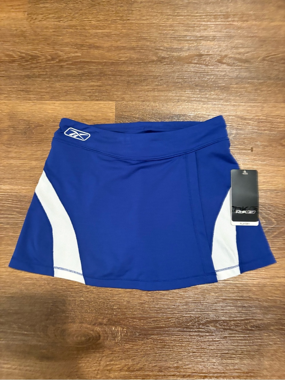 Reebok Royal Blue Skort with White Side Panels